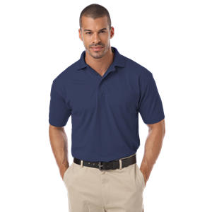 MENS IL-50 POLO NO POCKET  -  NAVY 2 EXTRA LARGE SOLID