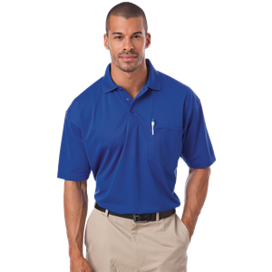 1052-ROY-S-SOLID|BG1052|Adult IL-50 Pocketed Polo