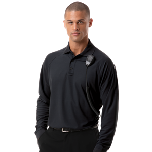 L/S ADULT TACTICAL SHIRT BLACK 2 EXTRA LARGE SOLID