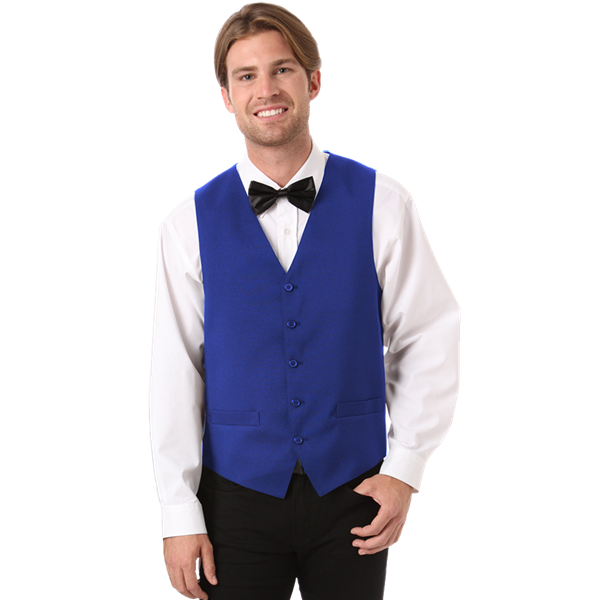 1260-ROY-S-SOLID|BG1260|Men's Teflon Treated Twill Bistro Vest