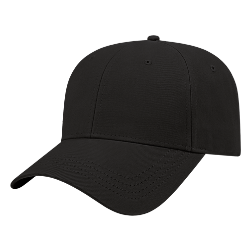 LIGHTWEIGHT STRUCTURED LOW PROFILE CAP ADULT BLACK