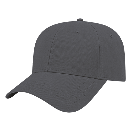 LIGHTWEIGHT STRUCTURED LOW PROFILE CAP ADULT CHARCOAL