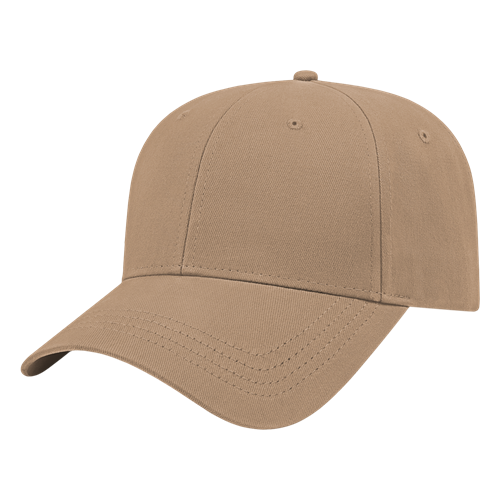 LIGHTWEIGHT STRUCTURED LOW PROFILE CAP ADULT KHAKI