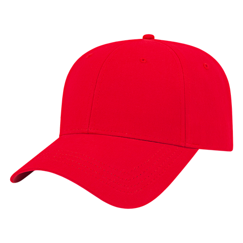 LIGHTWEIGHT STRUCTURED LOW PROFILE CAP ADULT RED