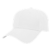 LIGHTWEIGHT STRUCTURED LOW PROFILE CAP ADULT WHITE