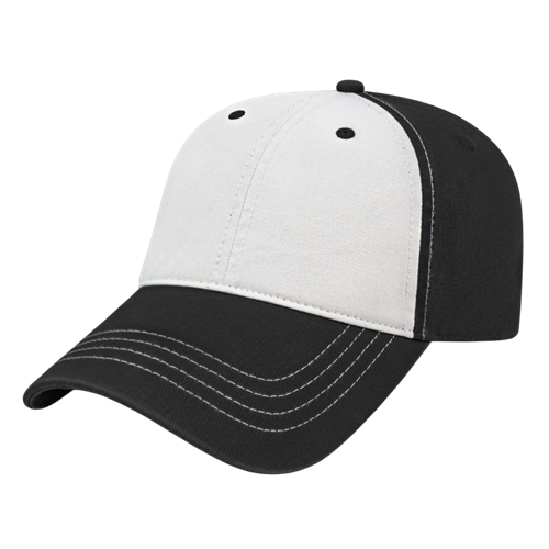 RELAXED GOLF CAP ADULT WHITE/BLACK