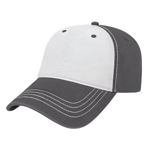 RELAXED GOLF CAP ADULT WHITE/DARK GRAY