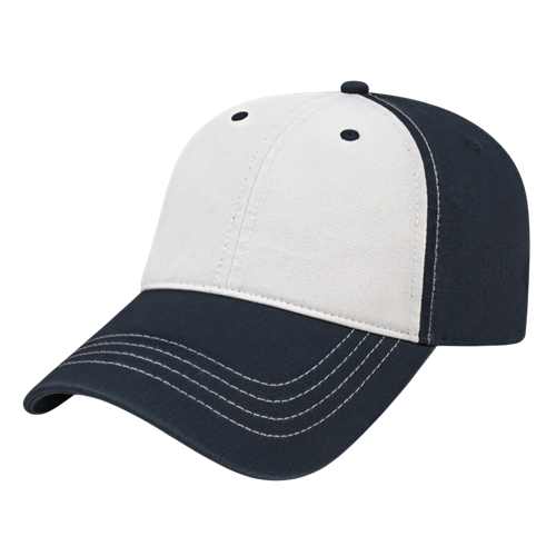 RELAXED GOLF CAP ADULT WHITE/NAVY