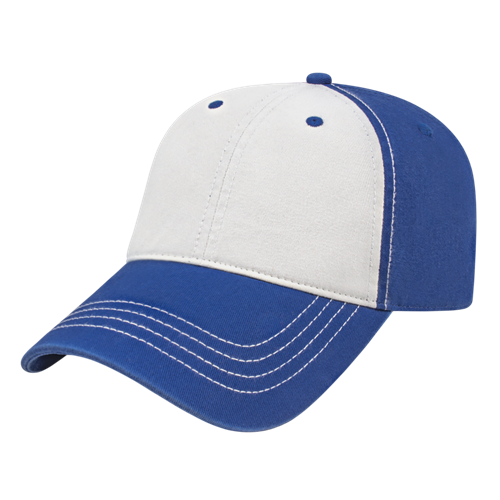 RELAXED GOLF CAP ADULT WHITE/ROYAL