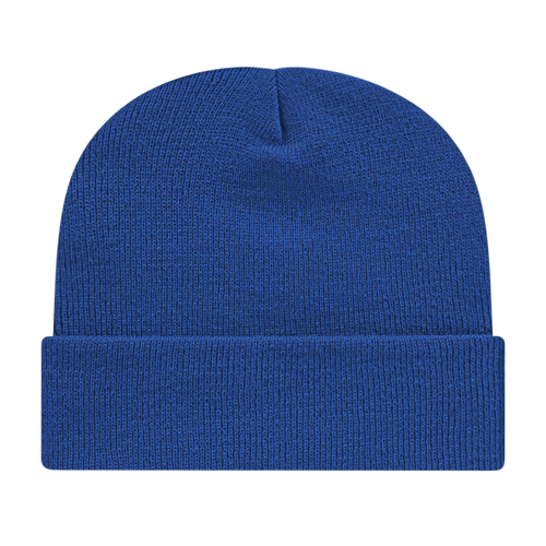 KNIT CAP WITH CUFF ADULT SESAME BLUE