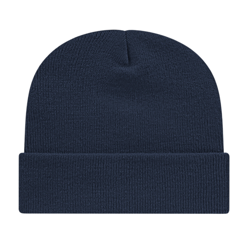 KNIT CAP WITH CUFF ADULT TRUE NAVY