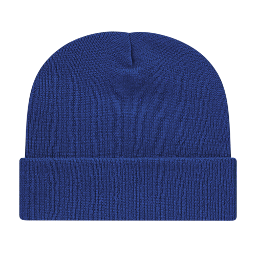 KNIT CAP WITH CUFF ADULT TRUE ROYAL