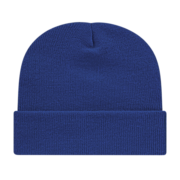 KNIT CAP WITH CUFF ADULT TRUE ROYAL