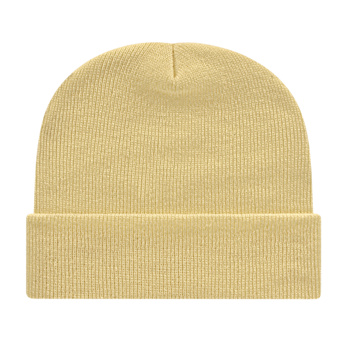 KNIT CAP WITH CUFF ADULT VEGAS GOLD