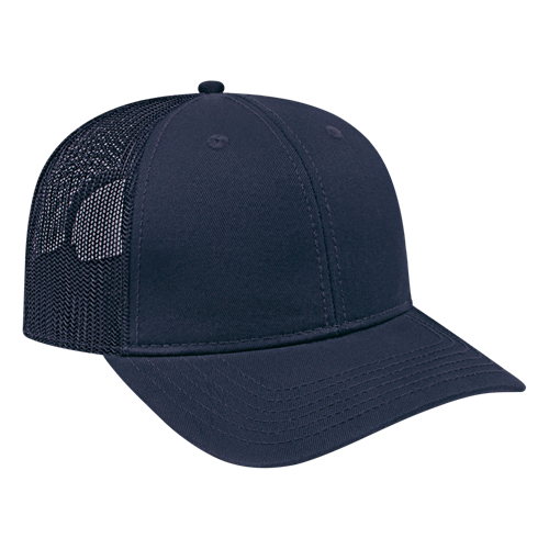 TRUCKER MESH BACK CAP ADULT NAVY/NAVY