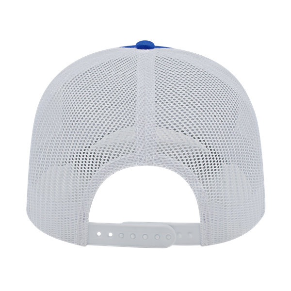 TRUCKER MESH BACK CAP ADULT ROYAL/WHITE