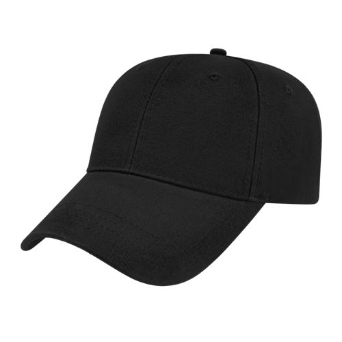 X-TRA VALUE STRUCTURED CAP ADULT BLACK