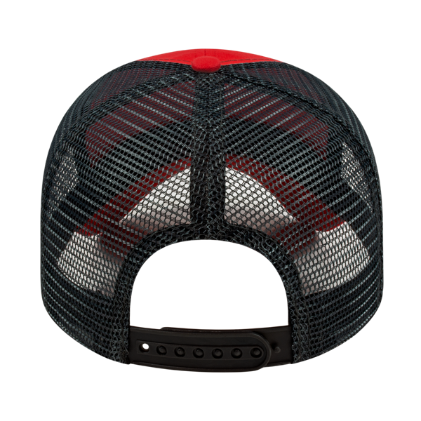 X-TRA VALUE TRUCKER MESH BACK CAP ADULT RED/BLACK