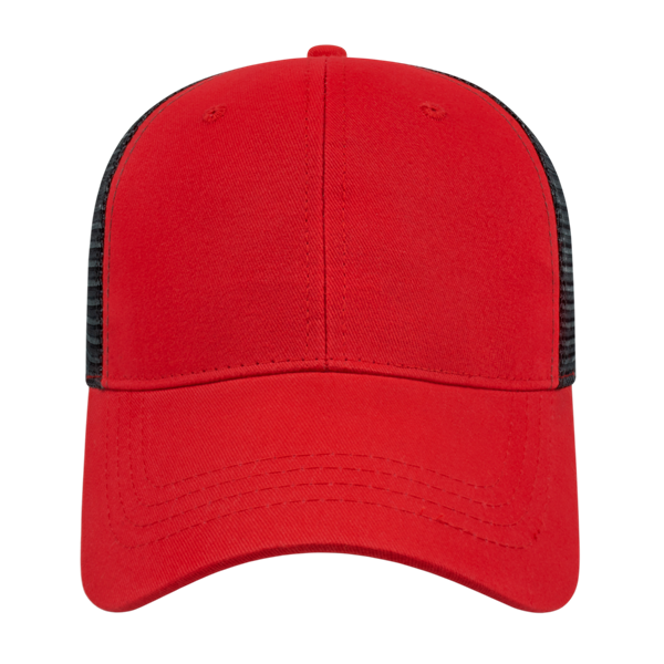 X-TRA VALUE TRUCKER MESH BACK CAP ADULT RED/BLACK