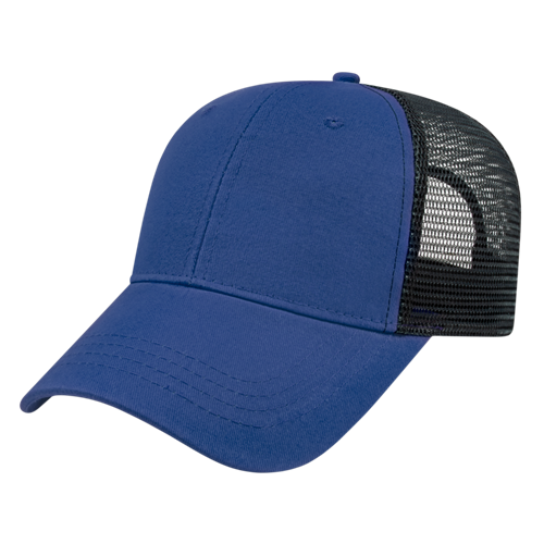 X-TRA VALUE TRUCKER MESH BACK CAP ADULT ROYAL/BLACK