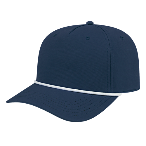 ATHLETIC ROPE CAP ADULT NAVY/WHITE