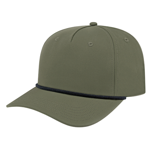 ATHLETIC ROPE CAP ADULT OLIVE/BLACK