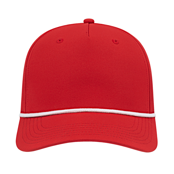 ATHLETIC ROPE CAP ADULT RED/WHITE