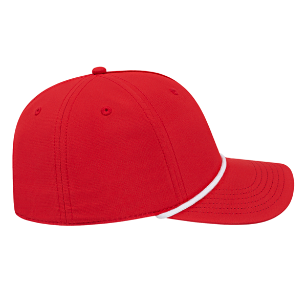 ATHLETIC ROPE CAP ADULT RED/WHITE