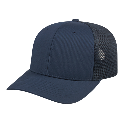 FLEXFIT 110® PREMIUM TRUCKER MESH BACK CAP ADULT NAVY