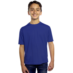 YOUTH SOLID WICKING T ### -  ROYAL EXTRA LARGE SOLID