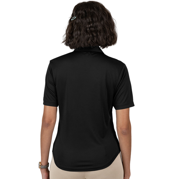 BONDED COLLAR POLO BLACK 2 EXTRA LARGE SOLID