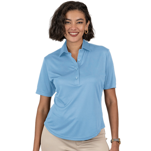 BONDED COLLAR POLO LIGHT BLUE 2 EXTRA LARGE SOLID