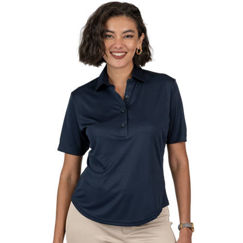 BONDED COLLAR POLO NAVY 2 EXTRA LARGE SOLID