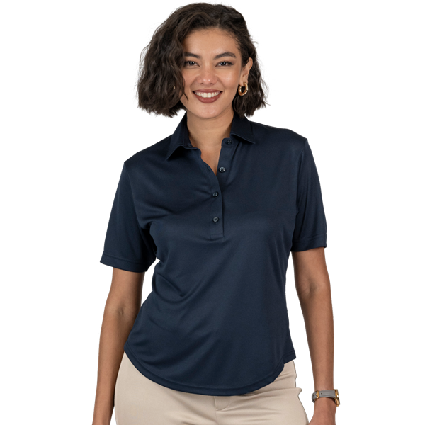 BONDED COLLAR POLO NAVY 2 EXTRA LARGE SOLID