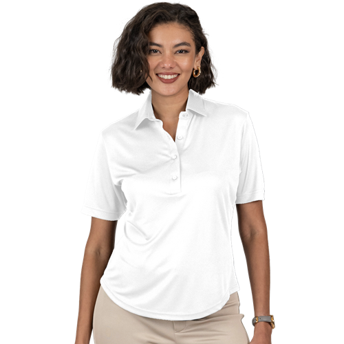 BONDED COLLAR POLO WHITE 2 EXTRA LARGE SOLID