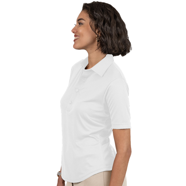 BONDED COLLAR POLO WHITE 2 EXTRA LARGE SOLID