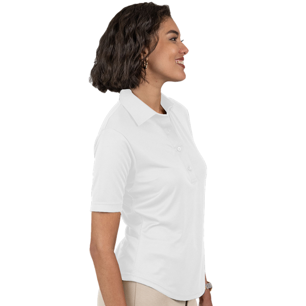 BONDED COLLAR POLO WHITE 2 EXTRA LARGE SOLID