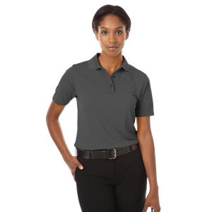 LADIES IL-50 POLO NO POCKET  -  GRAPHITE 2 EXTRA LARGE SOLID