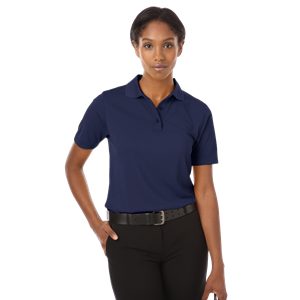 LADIES IL-50 POLO NO POCKET  -  NAVY 2 EXTRA LARGE SOLID