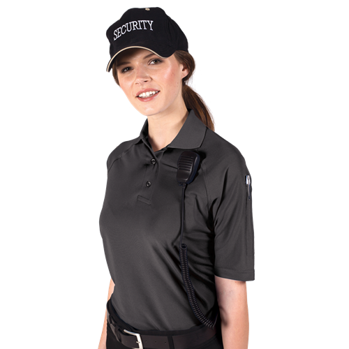 LADIES IL-50 TACTICAL POLO  -  GRAPHITE 2 EXTRA LARGE SOLID