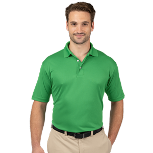 MENS SOLID WICKING POLO  -  KELLY 2 EXTRA LARGE SOLID