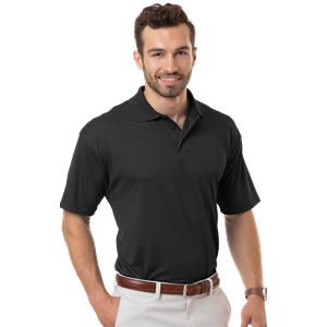 ADULT MOISTURE WICKING S/S TONAL STRIPE  -  BLACK 2 EXTRA LARGE SOLID