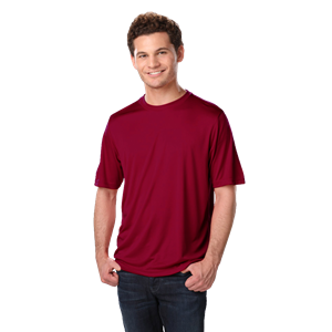 ADULT SOLID WICKING T   -  BURGUNDY 2 EXTRA LARGE SOLID