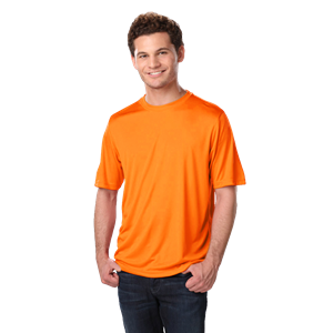 ADULT SOLID WICKING T   -  SAFETY ORANGE 2 EXTRA LARGE SOLID