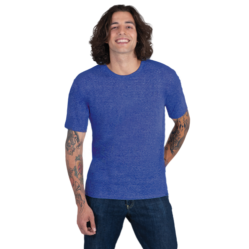 ADULT TRIBLEND SHORT SLEEVE CREW NECK TEE  -  ROYAL 2 EXTRA LARGE SOLID