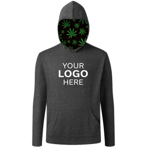 CANNABIS PULLOVER TRIBLEND BLACK 2 EXTRA LARGE SOLID