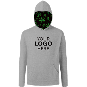 CANNABIS PULLOVER TRIBLEND LIGHT GREY 2 EXTRA LARGE SOLID