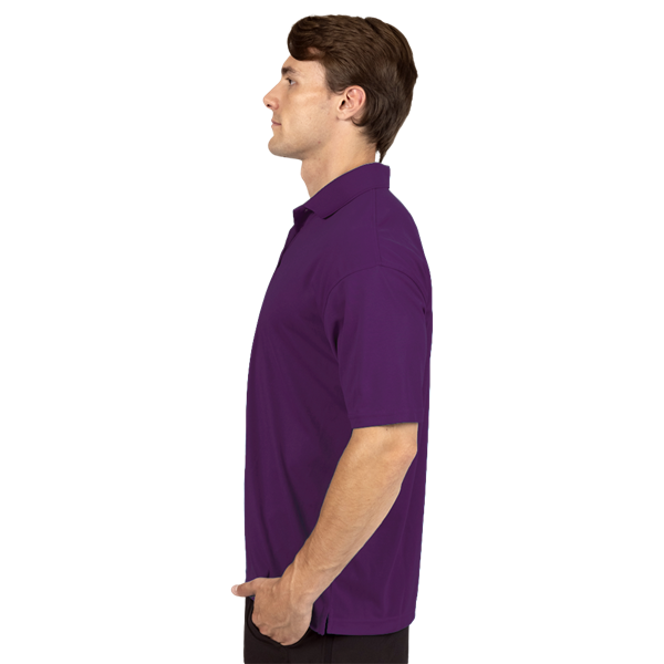 MENS AVENGER MICRO PIQUE S/S POLO PURPLE 2 EXTRA LARGE SOLID