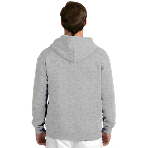 ADULT FLEECE PULLOVER HOODIE  -  HEATHER GREY EXTRA SMALL SOLID