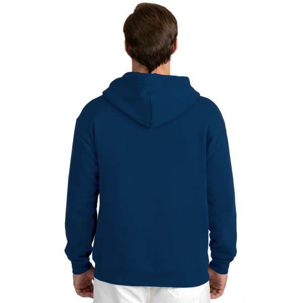 ADULT FLEECE PULLOVER HOODIE  -  NAVY EXTRA SMALL SOLID